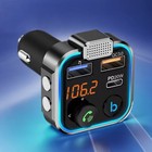 Bluetooth Transmitter Car Adapter Fm Mp3 Player Hands Free Radio Kit Usb Charger