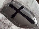 27    Medieval Knights Templar Crusader Steel Real Metal Armor 18ga Steel Cross 