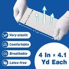Azen 30 Pack Gauze Rolls Bandages  4 In X 4 1 Yards  Premium Medical Supplies   