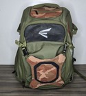 Easton Walk-off Baseball Backpack Green Camo Bat Compartment Zip Polyester