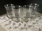  4  New Agua Santa Brewing Beer Pint Glasses   20 Bar Coasters Coaster Lot