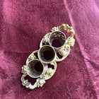 Stylebuilt Gold Filigree Vanity Lipstick Holder For 3 Lipsticks