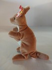 Ty Beanie Baby - Pouch The Kangaroo  7 Inch  - Mwmts Stuffed Animal Toy