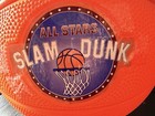 Little Tikes All Stars Slam Dunk Orange Basketball Toy Box W  Lid Large