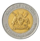 Uganda 1000 Shillings  2012  Km  278  Vf-very Fine  Commemorative