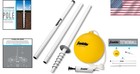 Complete Tetherball Set With 8  Pole  Rope  Ball   Pump - Ideal Outdoor Game