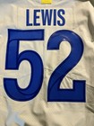 Los Angeles Rams Terrell Lewis  52 Game Issued Game Jersey 2022 Season Coa