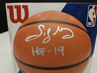 Sidney Moncrief Autographed Wilson Basketball Schwartz Certified 