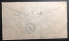 1926 Montevideo Uruguay Commercial Registered Cover To Rincon De Las Gallinas