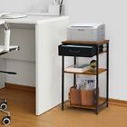 Printer Stand Table For Home Office 3 Tier Small Printer Stand With Storage Draw