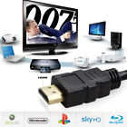 Gold Hdmi Cable V1 4 1080p 3d Cord Lead - Short long 1 5ft - 30ft 50ft 66ft Lot