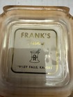 Vintage Frank s Pharmacy Glass Ashtray Valley Falls Kansas