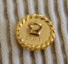 Chanel 100  Authentic Vintage Gold Bowl  Buttons Kit Cc Logo Cardigan
