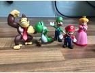 6pcs Mario Action Figures Set  Toy Gift  Party Supplies  Cake Topper   2-3 In 