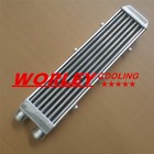Full Aluminum Turbo Intercooler 2  550x145x75 Mm Same Side Outlets Brand New