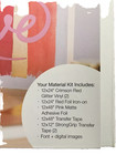 Cricut Love Sparkle   Shine Material Kit Brand New In Box P4
