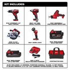 Milwaukee 2695-25cx M18 18-volt Lithium-ion Cordless Combo Tool Kit  5-tool 