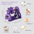 Electric Spinning Wheel Woolen Yarn Fibre Spinning Wheel Home Digital Display Us