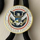 Cbp Tsa Dhs Lanyard Id Holder With Enameled Metal Logo Slide