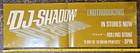 Dj Shadow Entroducing Record Panoramic Promo Poster Shot By B  In 1996 36 X 12