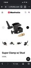 Manfrotto 035rl Super Clamp With Standard Stud Max Load 33 Lb 15 Kg