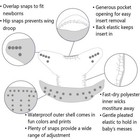 Alvababy Baby Cloth Diaper 6 Pack Diaper Covers Adjustable Washable Reusable
