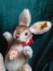 1950 s Steiff Mohair Bunny Rabbit - 9   Niki  Germany  Ear Button