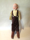 Antique 20  Gebruder Heubach Bisque Shoulder-head Boy Doll Kid Body Germany
