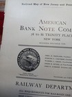 1904 Print Ad   American Bank Note Company Railway Department Trinity Place Nyc