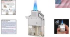 Durable Butane Lighter Insert With Dual Torch Flame - Perfect Gift For Him