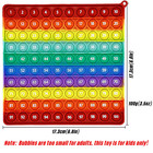 Numbers 1-100 Rainbow Silicone Counting Game Math Learning Hand Toy For Kids