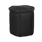 Double Zippers Black Concertina Gig Bag Carry Case With Padded Interior