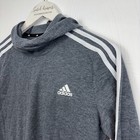 Adidas Hoodie Gray Prime Green Aero Ready Pullover Sweatshirt Long Sleeve Womens