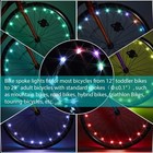 2 Pack Led Bike Wheel Light Remote Control Bicycle Tire Wheelchair 16 Color