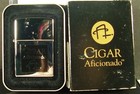 1997 Cigar Aficionado Magazine Advertising Zippo Lighter Unused Aficionado Box