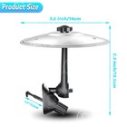 Car Drum Cymbal Air Vent Make Your Driving More Fun  silver  Car Crash Cymbal