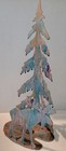 Metal Moose Elk Tree Silhouette Rustic Candle Holder Tabletop Or Wall Hanging 