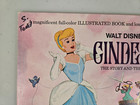 1969 Walt Disney Lp 12  Vinyl Record Cinderella Story And Illustrated Book 3908