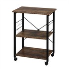 Baker s Rack 3tier Kitchen Utility Microwave Oven Stand Storage Cart Workstation