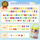 104 Pcs Alphabet Magnetic Letters And Numbers For Toddlers Abc 123 Fridge