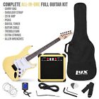 Lyxpro Beginner 39    Electric Guitar   Electric Guitar Accessories retro Yellow