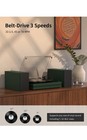 Wireless Vinyl Record Player Bluetooth Turntable Hifi System Vintage Record Play