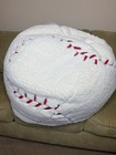 Pottery Barn Anywhere Beanbag Sherpa Baseball - Bean Bag   Cover  37 5    X 31 