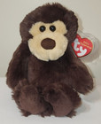 Ty Attic Treasures Mookie The Monkey 8  New Mwmts Soft Plush Stuffed Animal Toy