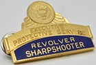 Revolver Sharpshooter Executive Protective Service Secret Service Pre 1977 Pin