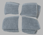 Nwt Set Of 2  Hotel 100  Cotton Absorbent Soft Hand Towels Lt Blue 16 X 26 In
