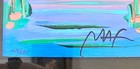 Better World Serigraph Signed By Peter Max Framed 23x29 Artwork Appraisal Coa