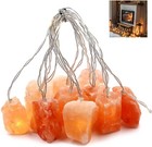 Himalayan Salt String Light With Rock usb Fairy Lights Night Pink Salt Lamp     