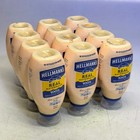 Hellmann s  12 Pack  Real Mayonnaise Squeeze Bottle 20 Fl Oz Mayo Bb 08 26