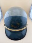Vintage California Deputy Sheriff Motorcycle Helmet W scuffed Emblem Used